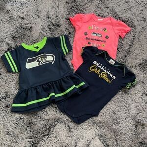 NFL Blue and Pink Jerseys Set